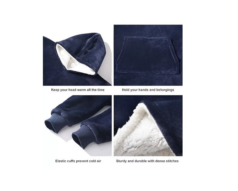Abrigo Polerón Sherpa Polar Talla Única