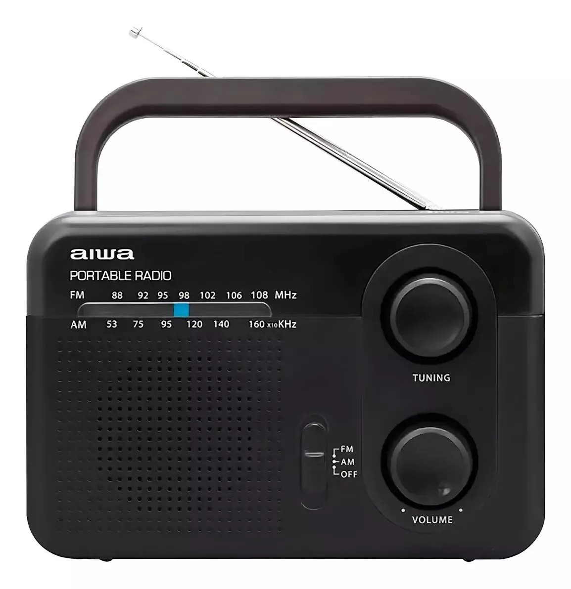 Radio analógico am FM portátil aisa