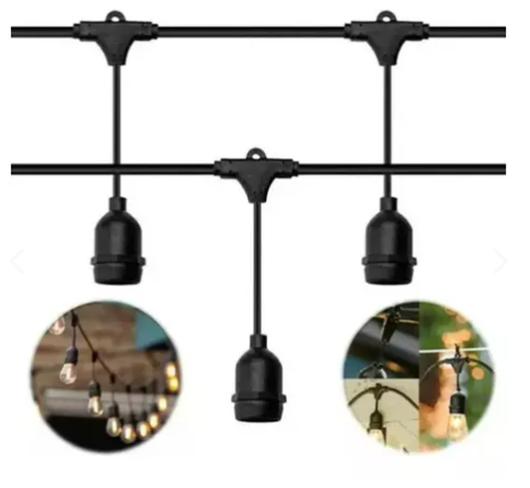 Guirnaldas led soquete 10m con 10soquete