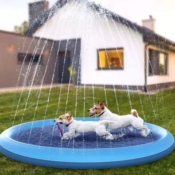 alfombra rociador. piscina para mascotas - Chile Po !