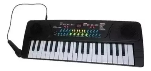 Teclado musical piano con micrófono