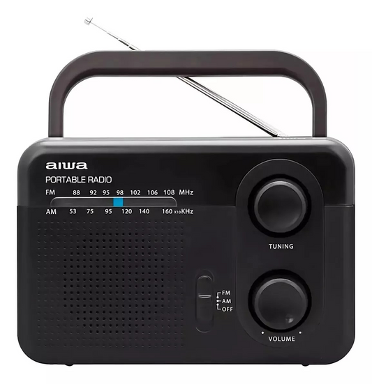 Radio analógico am FM portátil aisa