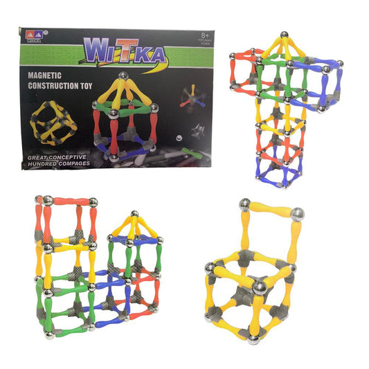 Juego Magnético Barras Varillas 96 Pcs