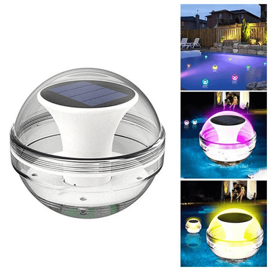 Lampara solar LED Esfera Rgb Piscina - Chile Po !